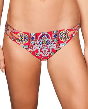 Pretty Tough Moderate Bikini Bottom In Red