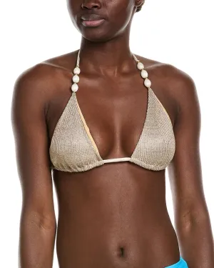 Ramy Brook Lurex Elsa Bikini Top