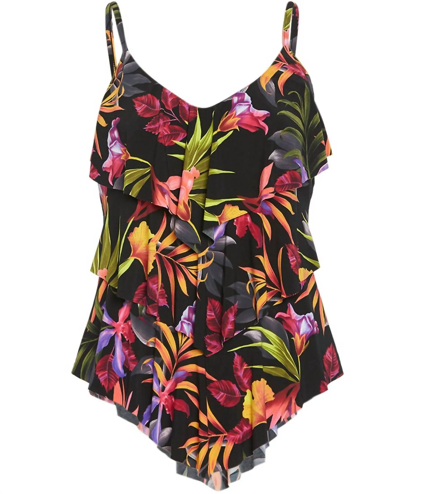 Rita Tankini Top In Black
