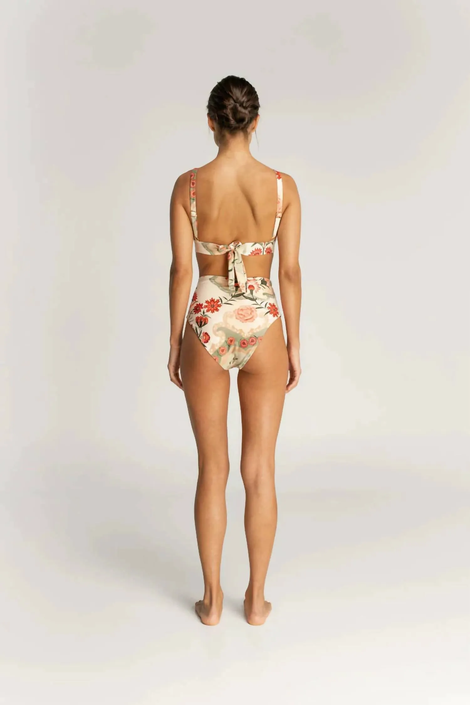 Rose Bikini Bottom In Tropico