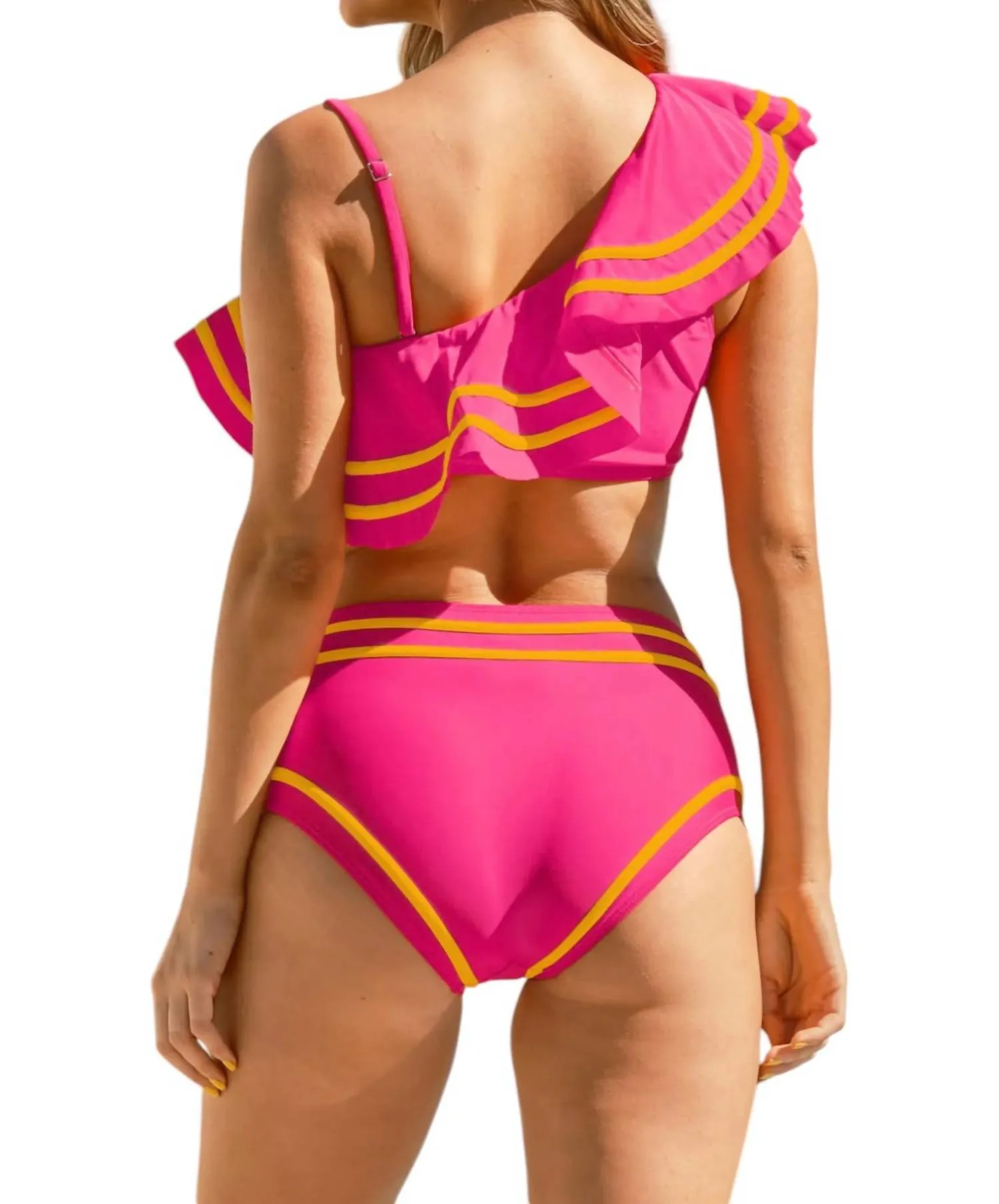 Sail Away With Me Swimsuit In Fuchsia