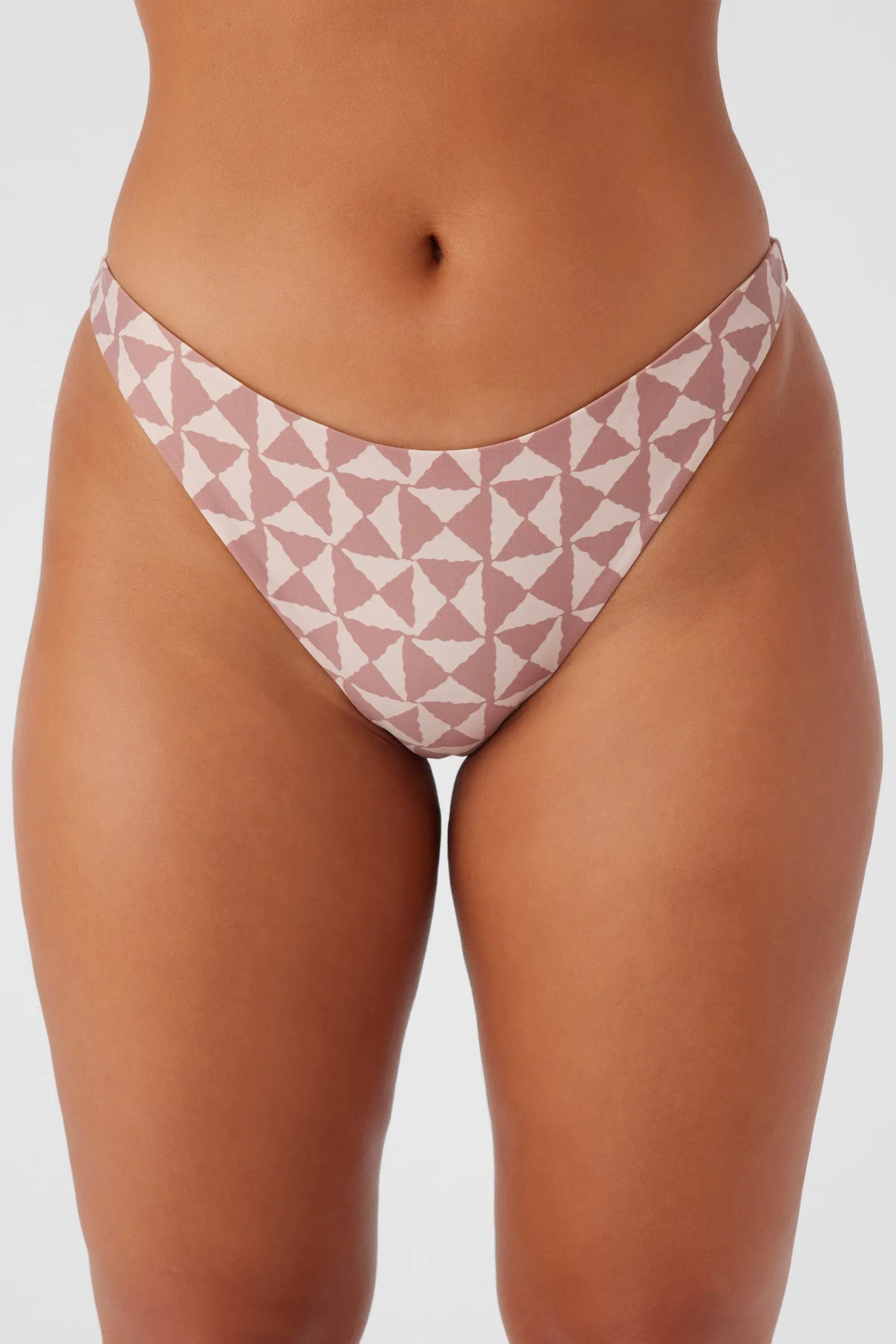 SALTWATER ESSENTIALS AMOR GEO FLAMENCO HIGH CUT CHEEKY BOTTOMS