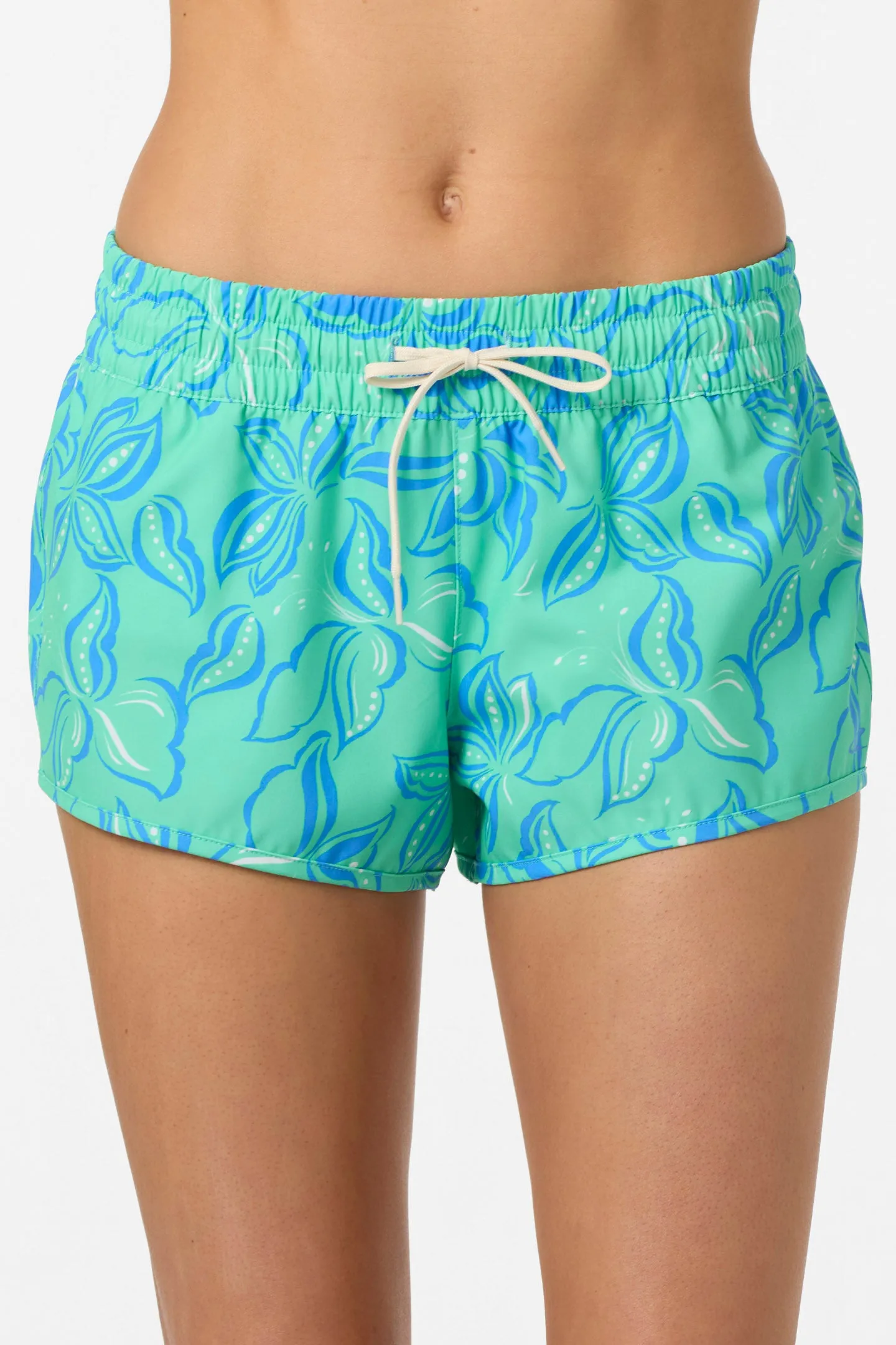 SALTWATER ESSENTIALS BALBOA PRINTED 2" ELASTIC BOARDSHORTS