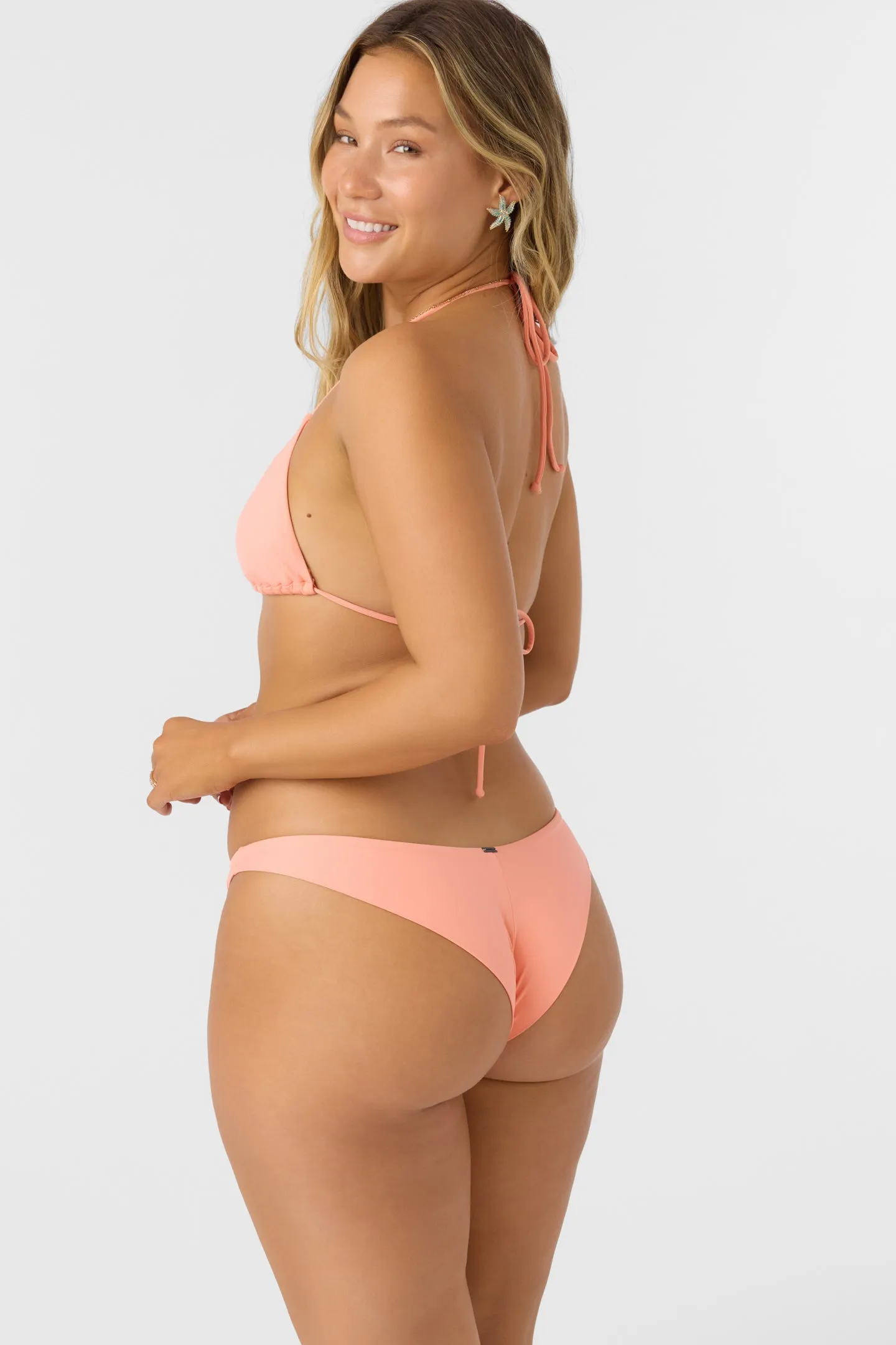 SALTWATER SOLIDS MADRID HALTER TOP