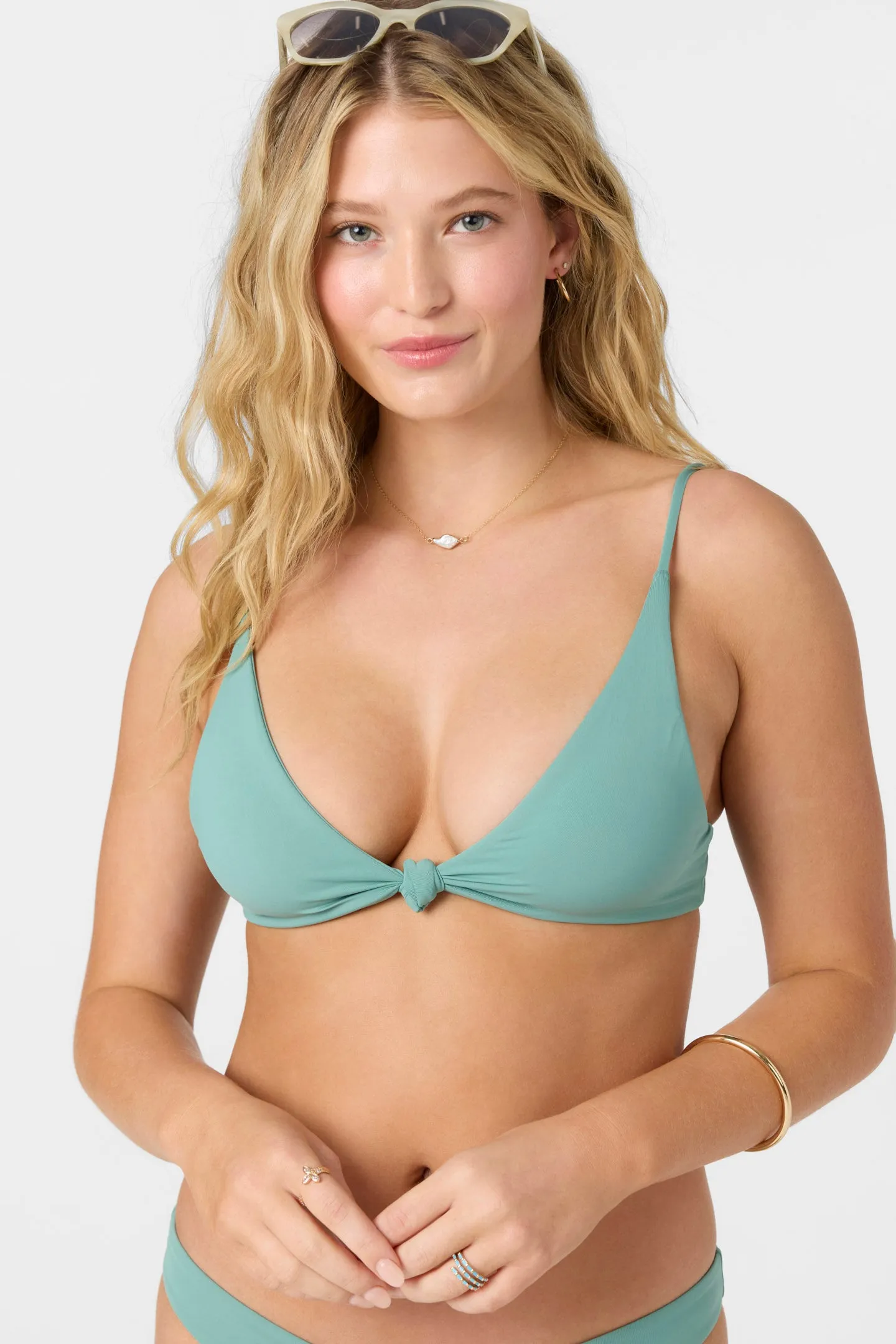 SALTWATER SOLIDS PISMO BRALETTE TOP