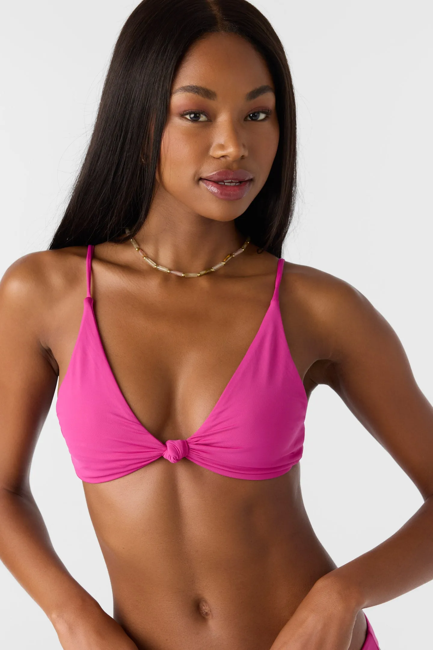 SALTWATER SOLIDS PISMO BRALETTE TOP