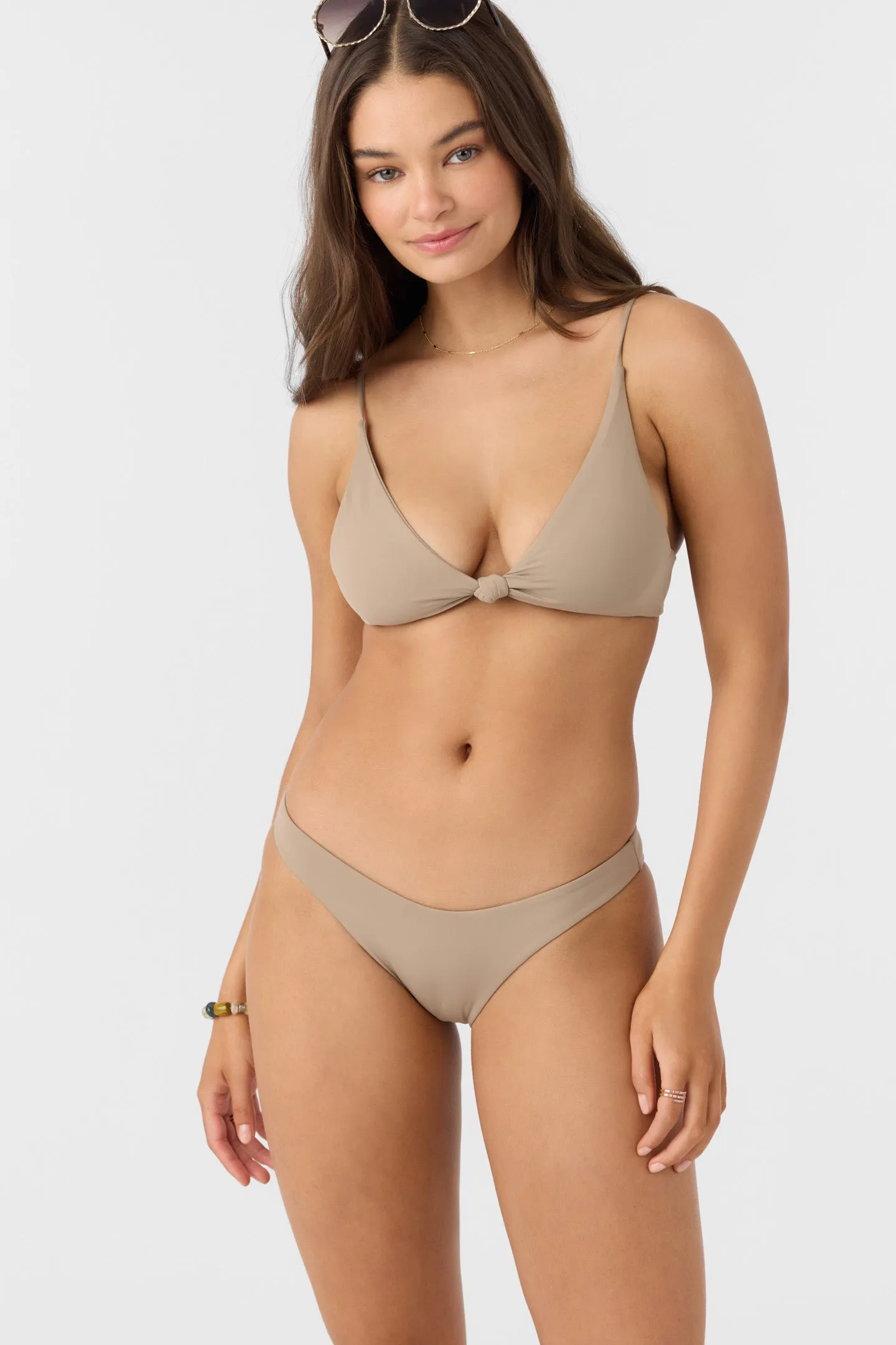 SALTWATER SOLIDS PISMO TALL TRI BRALETTE TOP