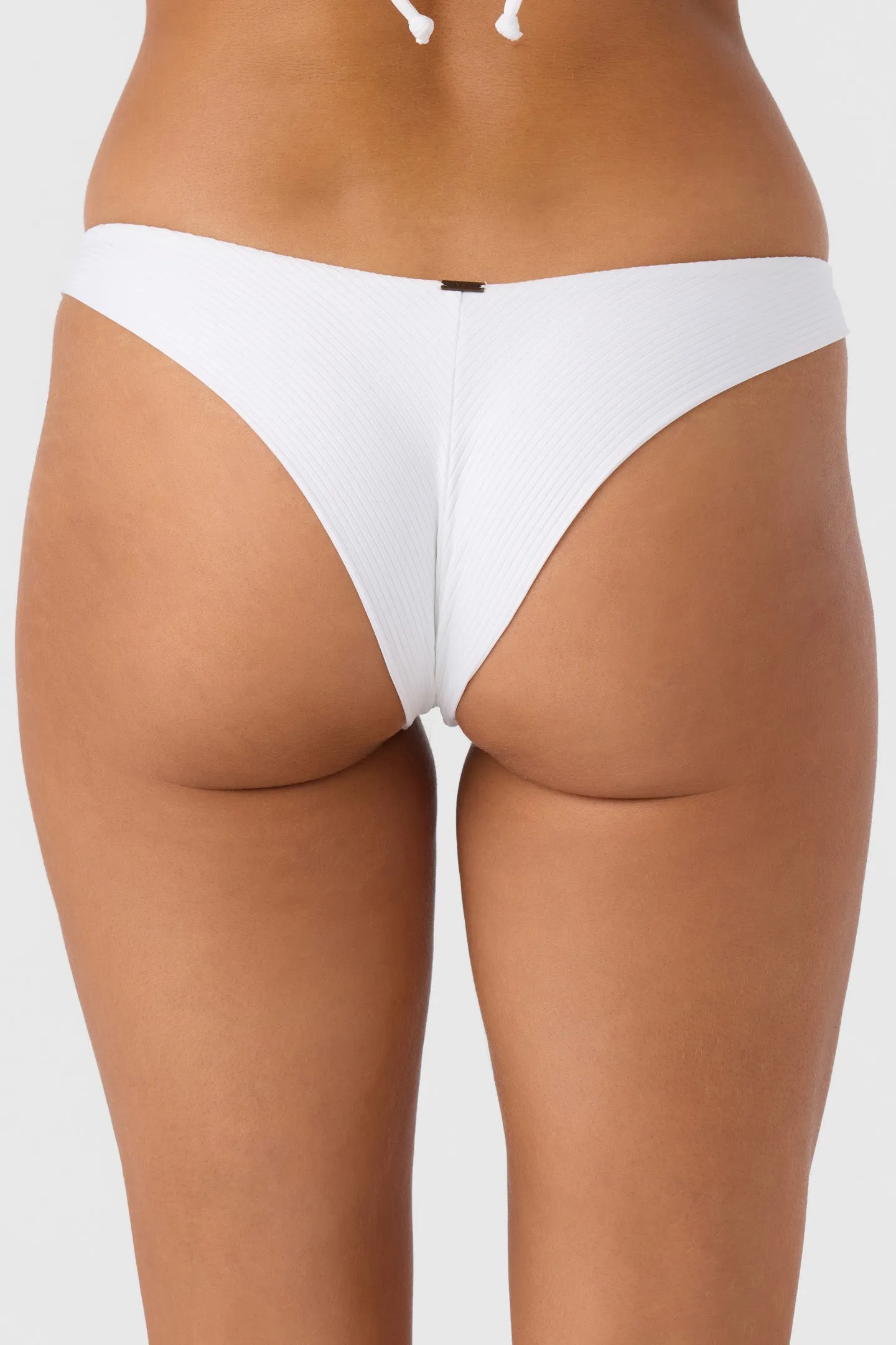 SALTWATER SOLIDS RIB HERMOSA SKIMPY BOTTOMS