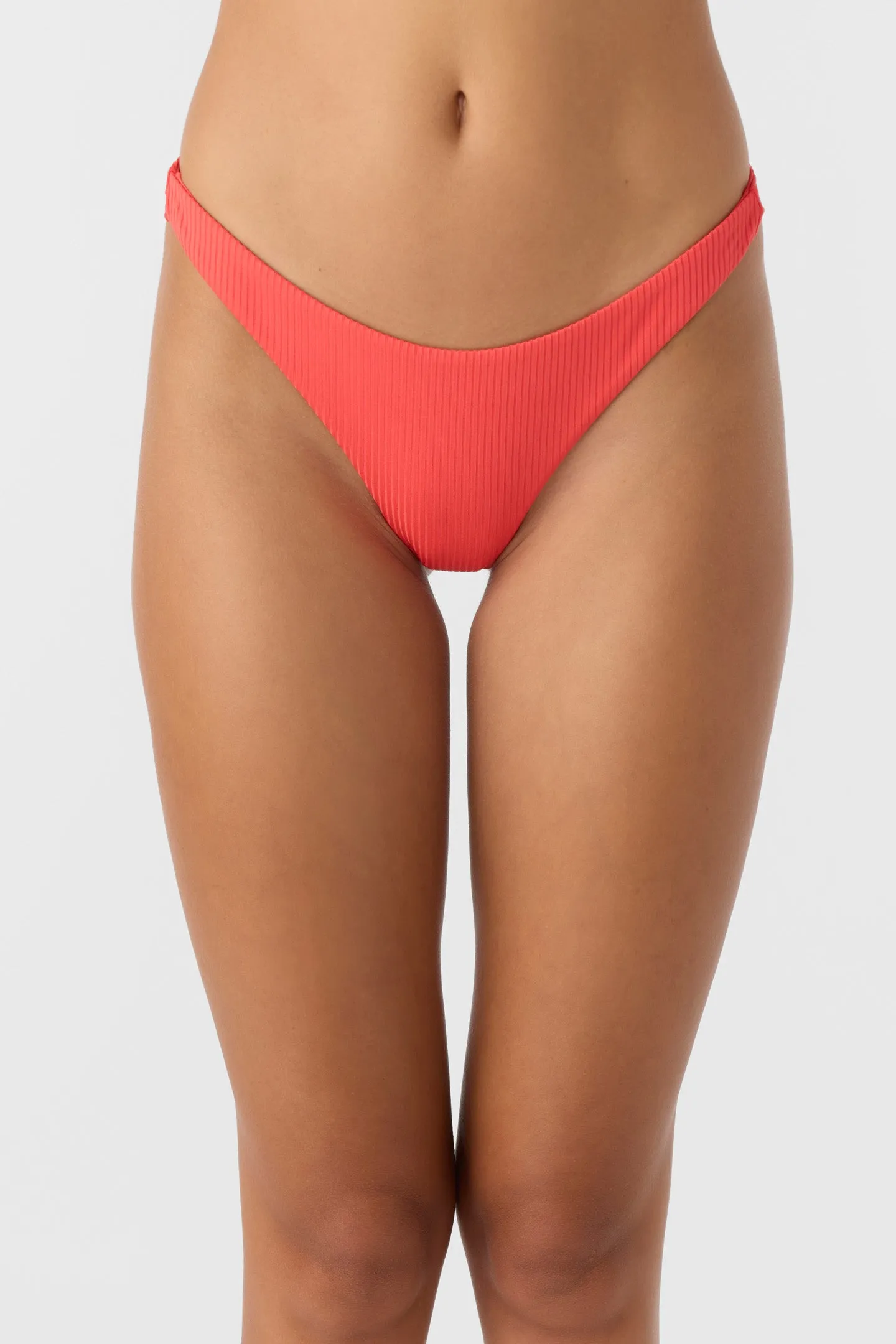SALTWATER SOLIDS RIB HERMOSA SKIMPY BOTTOMS