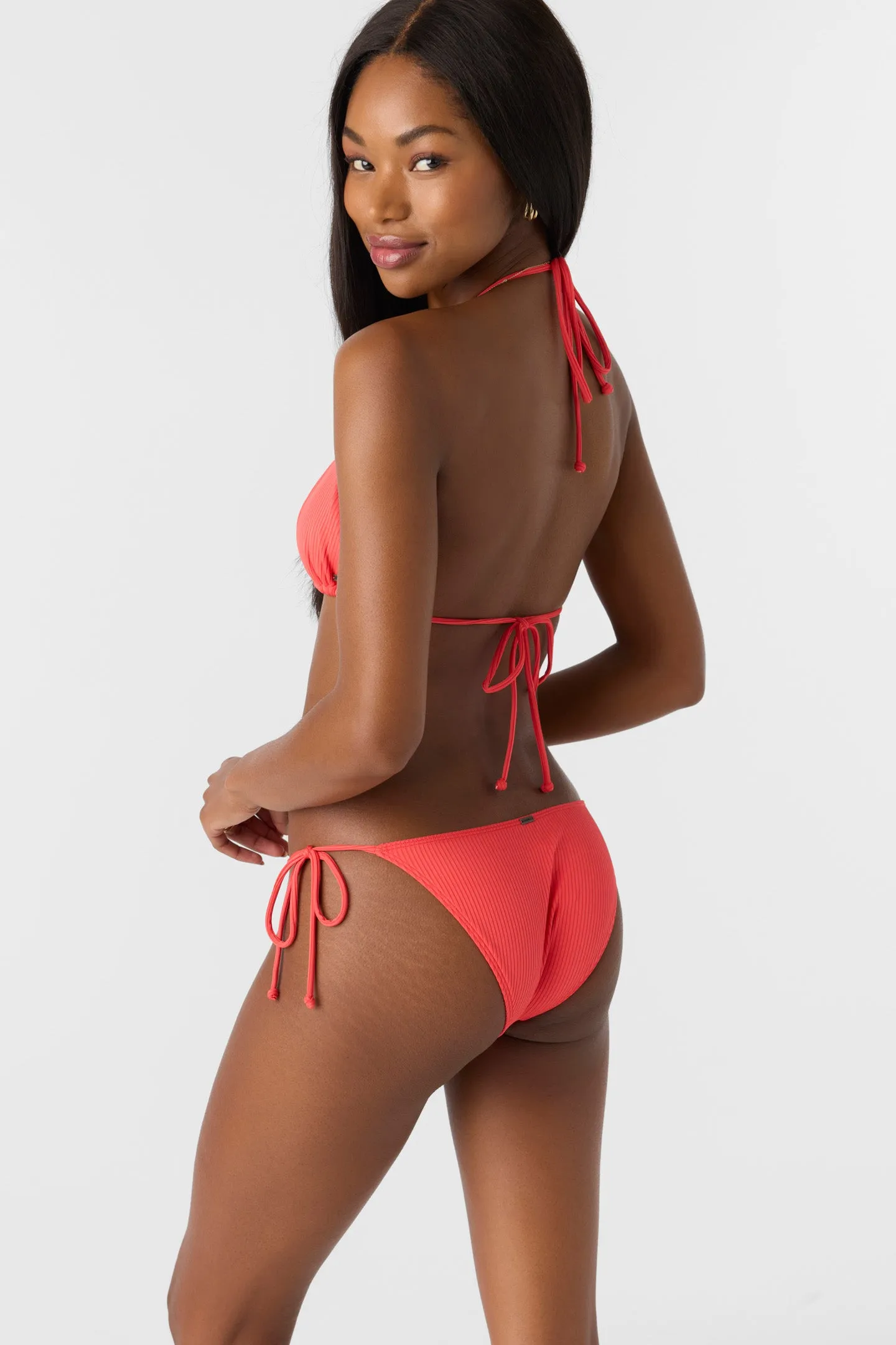 SALTWATER SOLIDS RIB VENICE TRIANGLE TOP