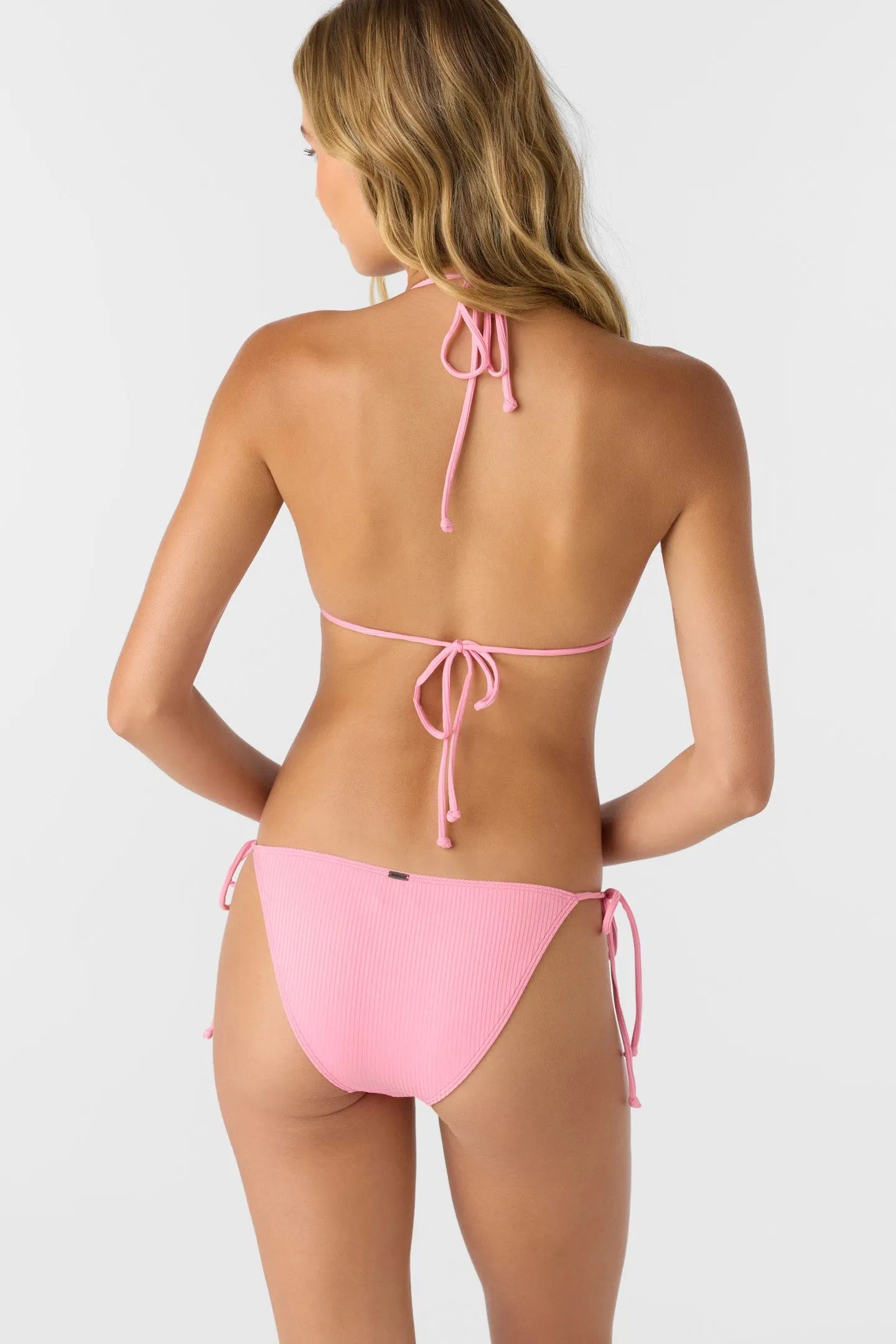 SALTWATER SOLIDS RIB VENICE TRIANGLE TOP