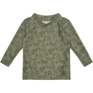 Sofie Schnoor Green Swim Shirt