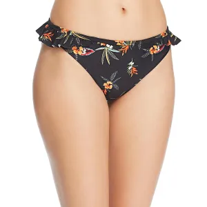 Sunkissed Frill Womens Floral Print Ruffled Bikini Swim Bottom