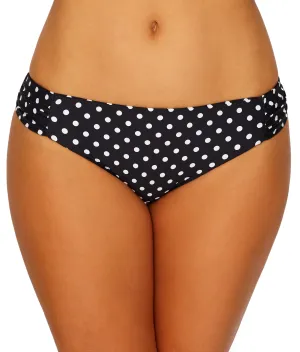 Sunsets Women's Black Dot Femme Fatale Bikini Bottom