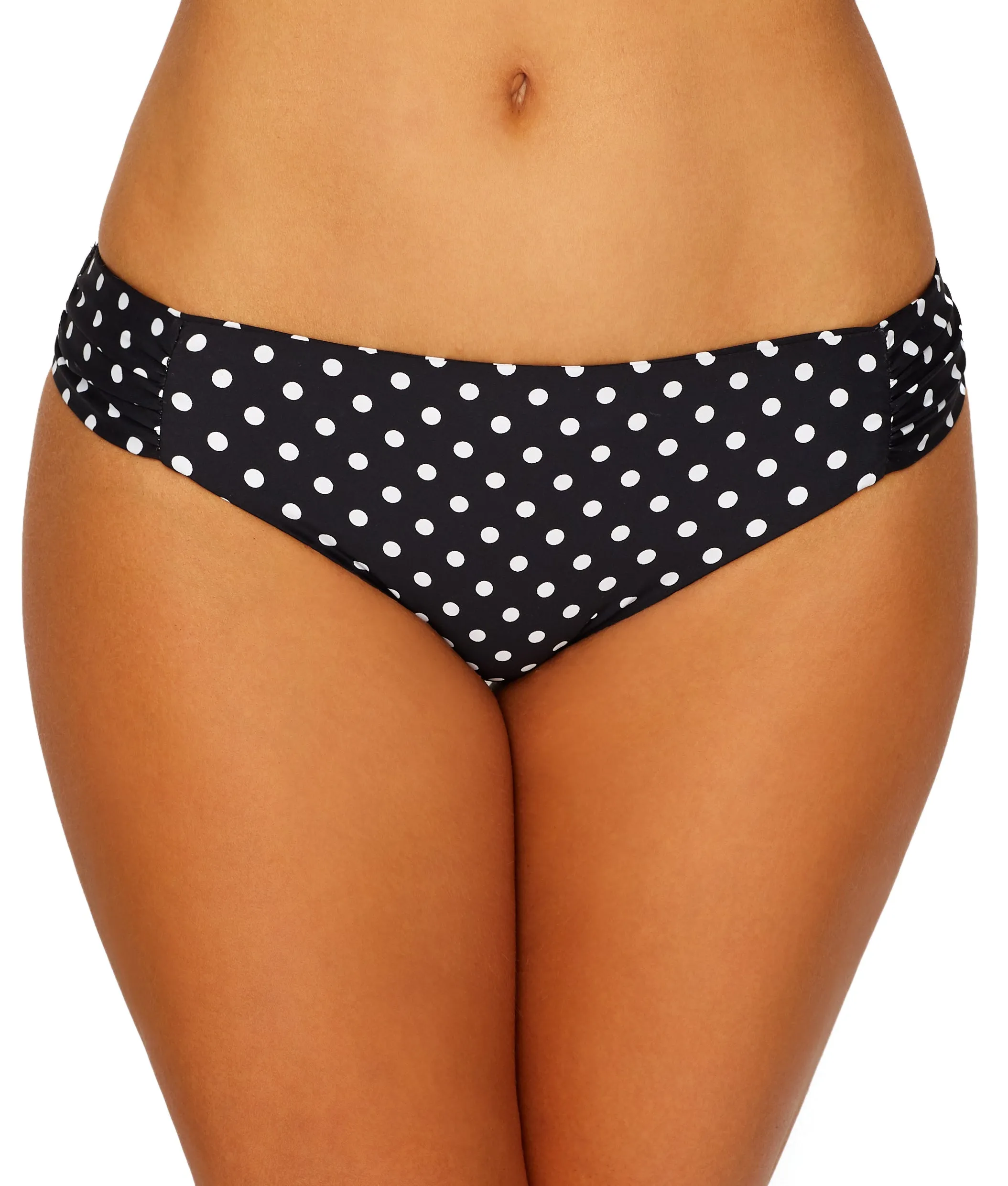 Sunsets Women's Black Dot Femme Fatale Bikini Bottom