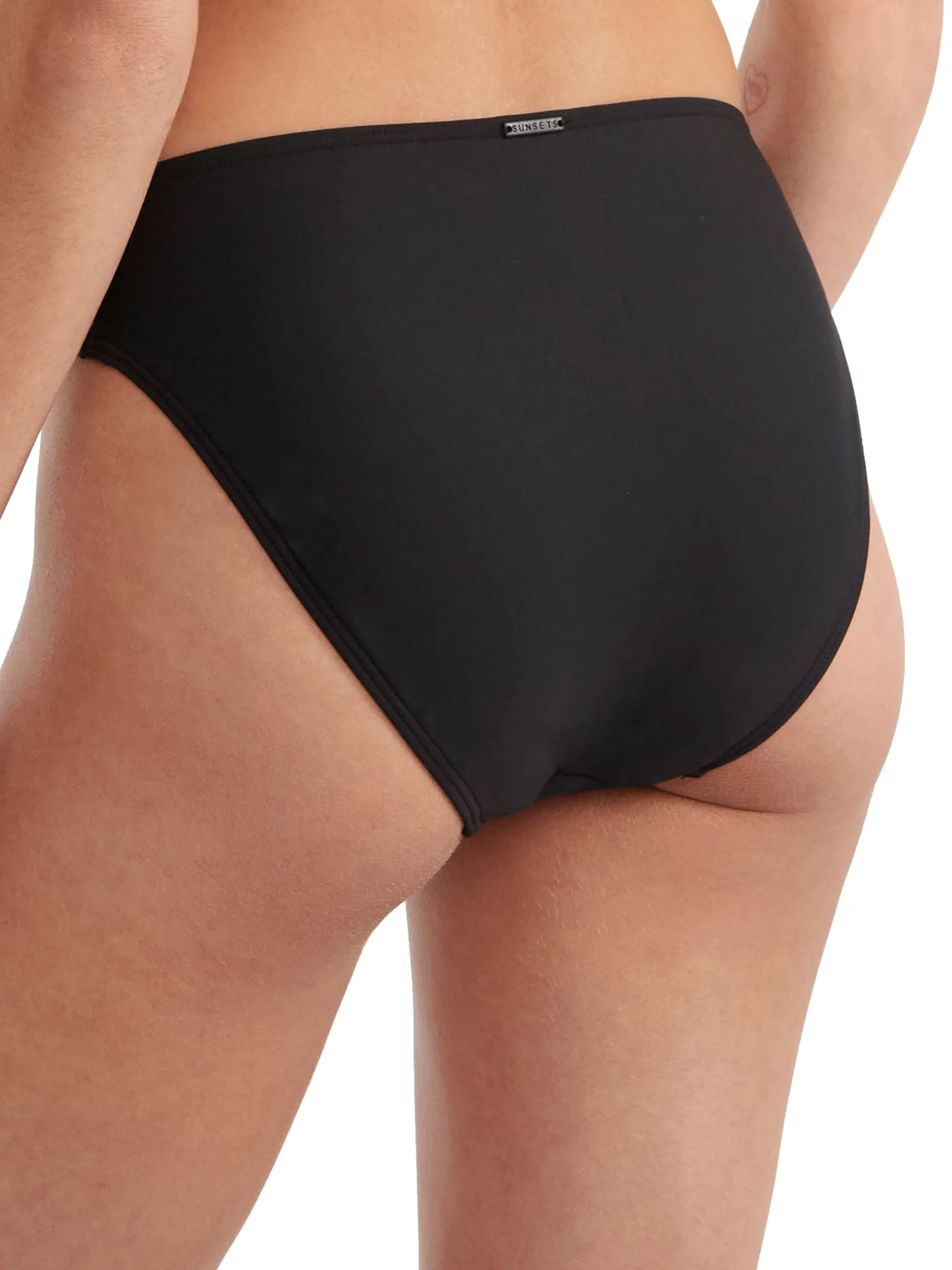 Sunsets Women's Black Kylie Hipster Bikini Bottom