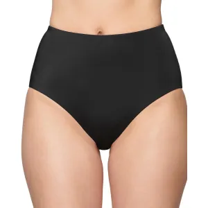 The Highwaist Womens Solid Recycled Polyester Swim Bottom Separates