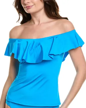 Trina Turk Monaco Ruffle Tankini Top