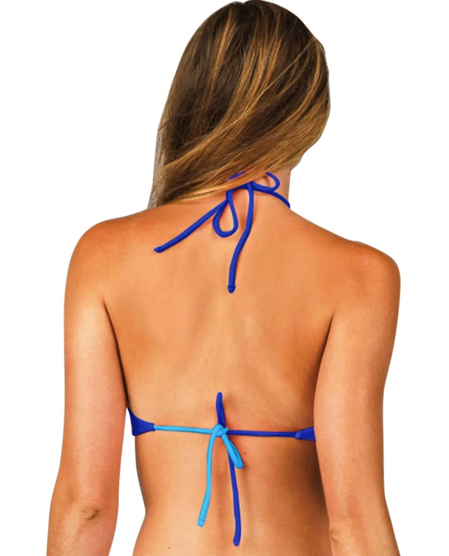 Underwire Push Up Bikini Top In Santa Cruz Blue