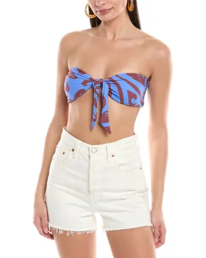 VYB Sienna Tie-Front Bandeau Bikini Top