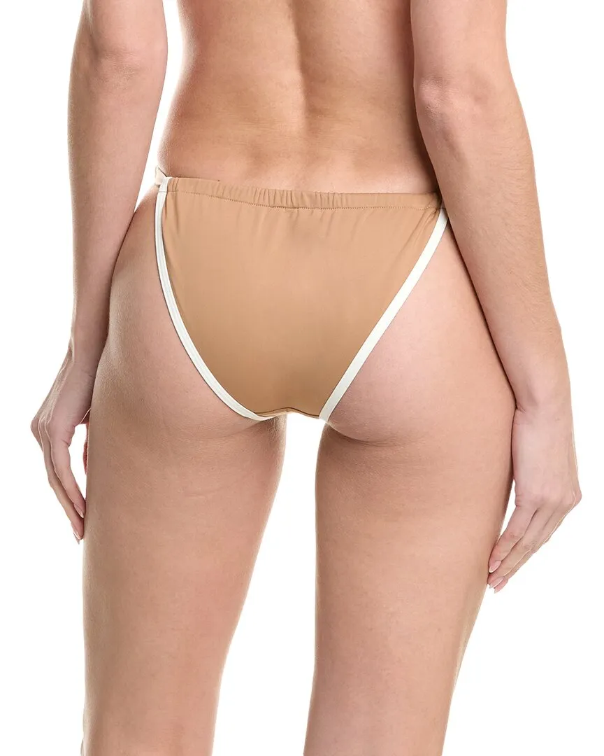 WeWoreWhat Adjustable Ruched Bikini Bottom