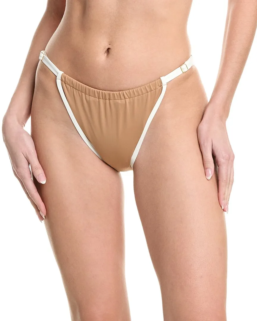 WeWoreWhat Adjustable Ruched Bikini Bottom