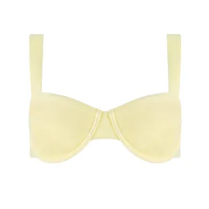 womens banana terry cup bikini top