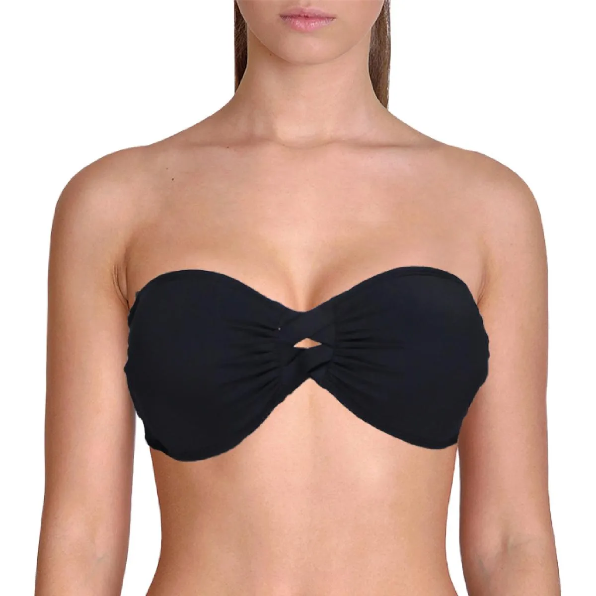 Womens Bandeau Bikini Swim Top Separates