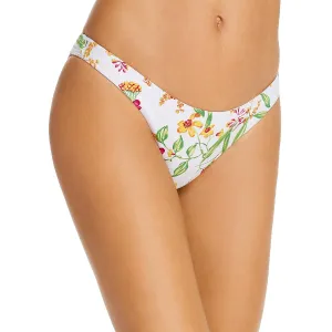 Womens Floral Low-Rise Swim Bottom Separates