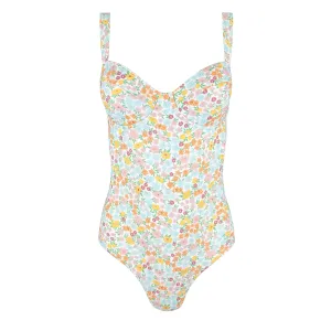 women's hawaiian floral one piece