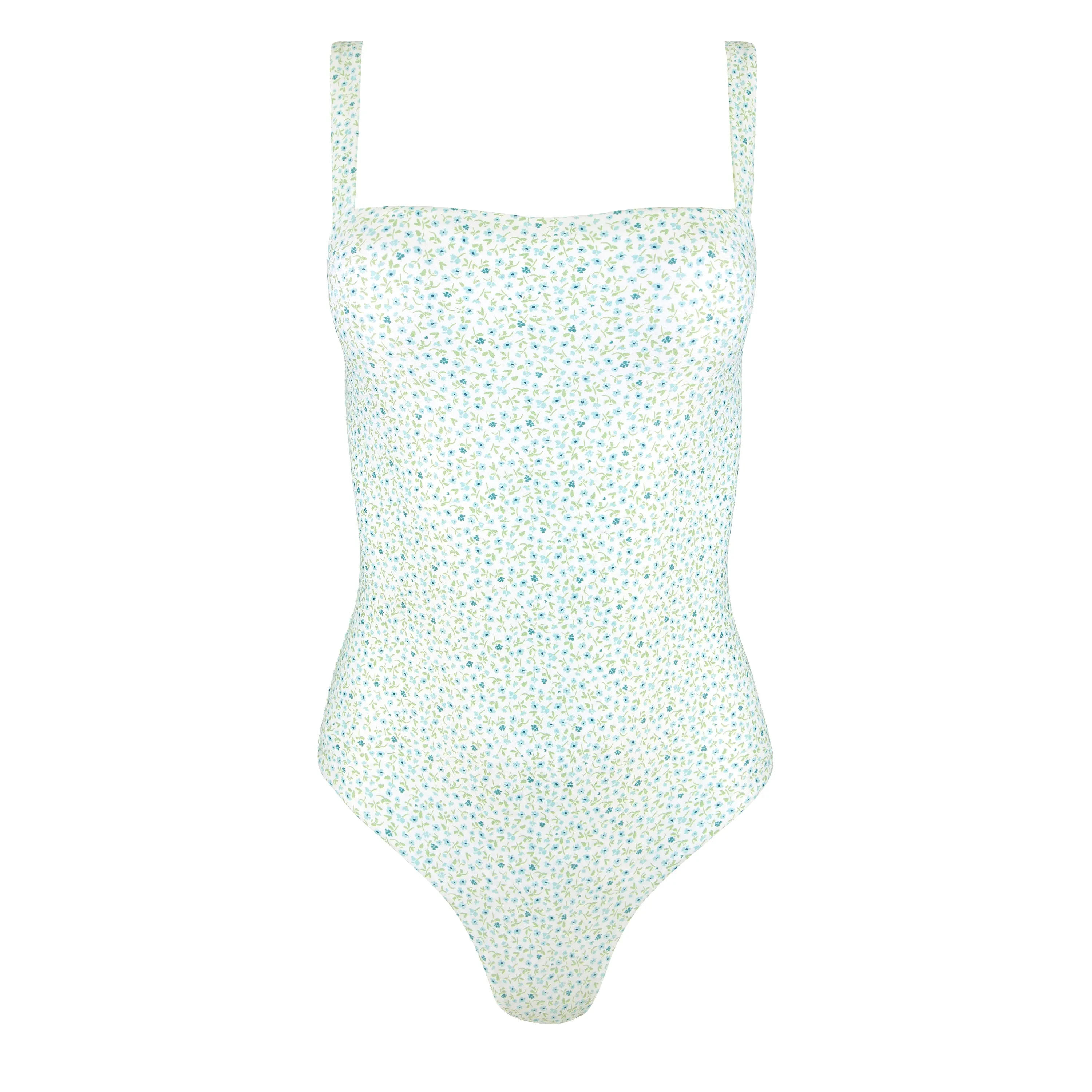 women's hibiscus ditsy simple one piece