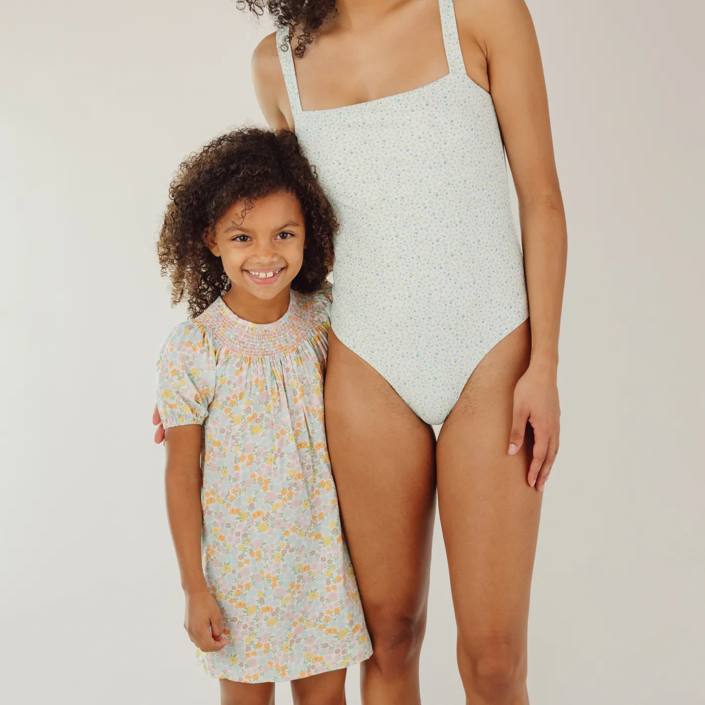 women's hibiscus ditsy simple one piece