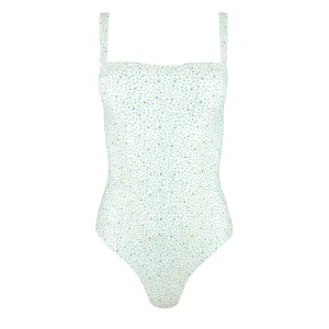women's hibiscus ditsy simple one piece
