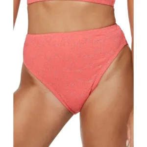 Womens Metallic Printed Swim Bottom Separates