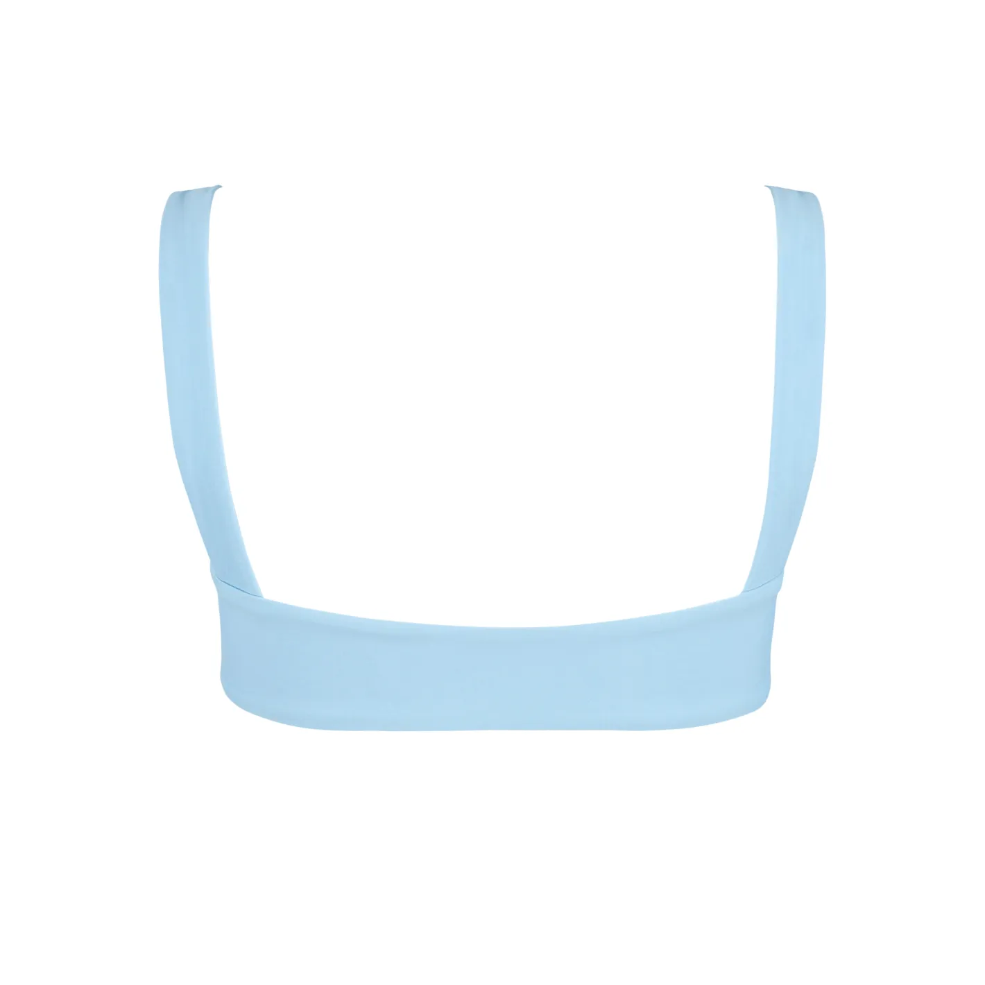 women's peri blue bandeau bikini top