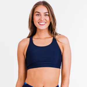 Women's Racerback Swim Bra With Removable Cups