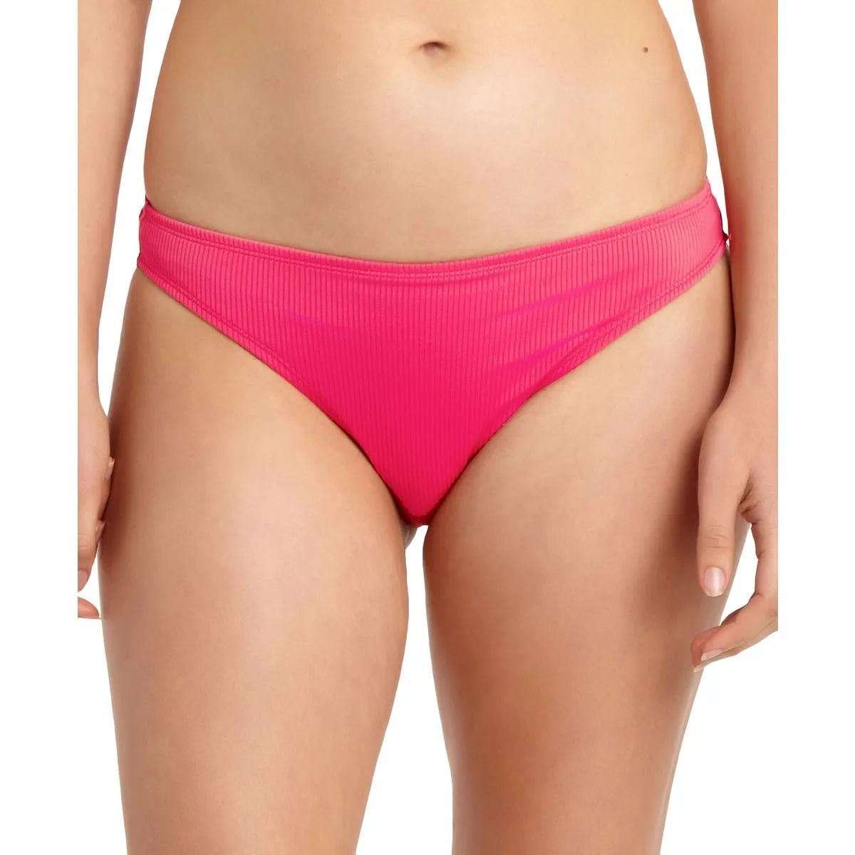 Womens Ribbed Bikini Swim Bottom Separates