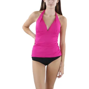 Womens Ruched Tankini Swim Top Separates