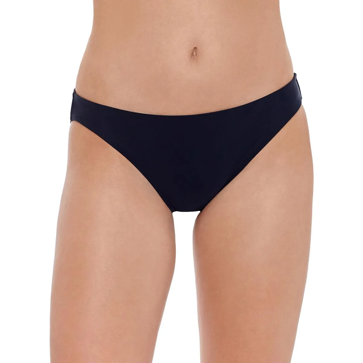 Womens Solid Hipster Swim Bottom Separates