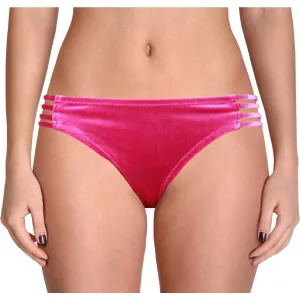 Womens Velveteen Hipster Swim Bottom Separates