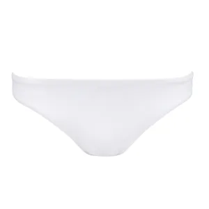 women's white low waist bikini bottom