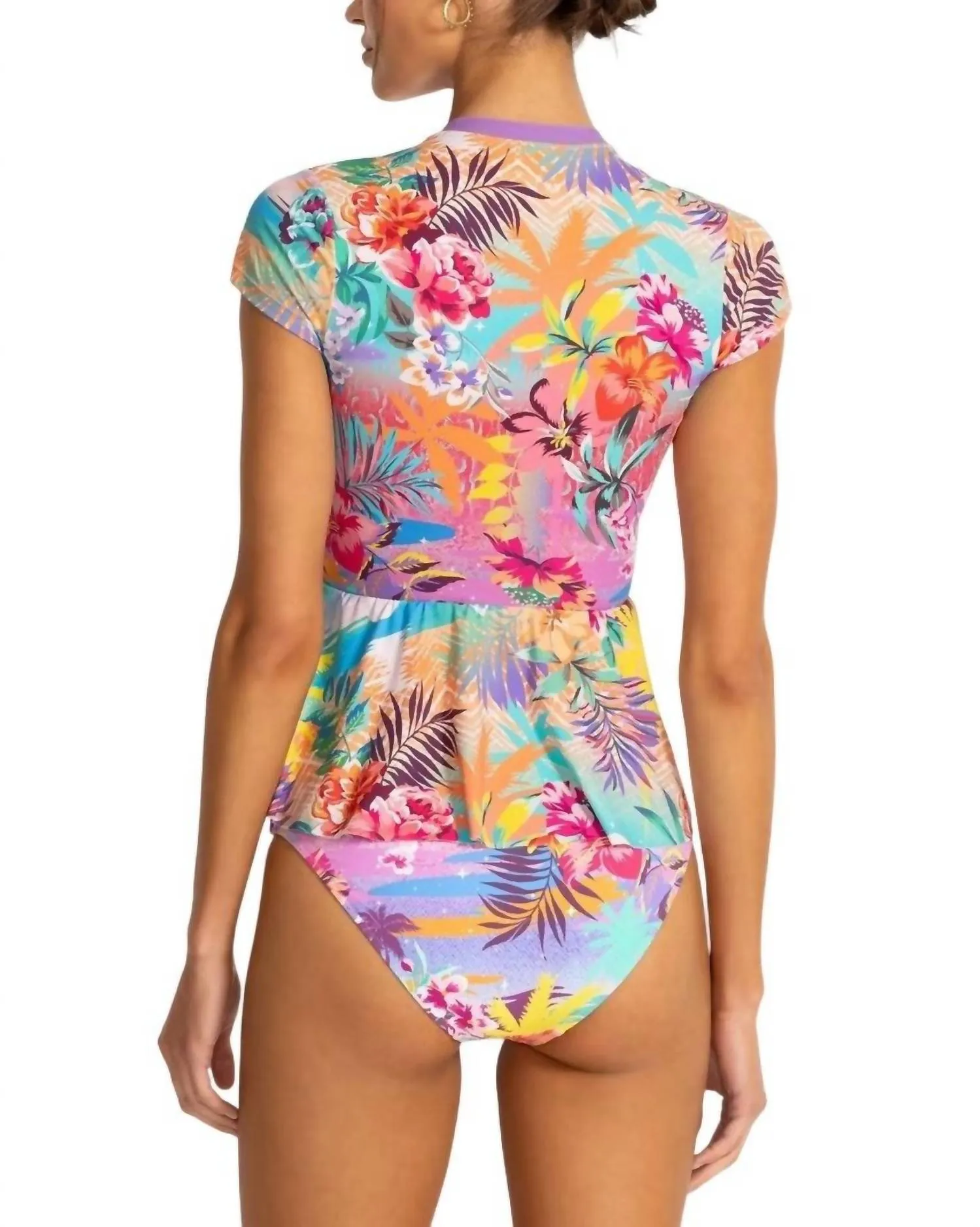 Wrap Tankini Top In Zeru